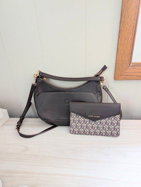 Anne Klein Handbags - Anne Klein 2-in-1 Convertible Shoulder Bag